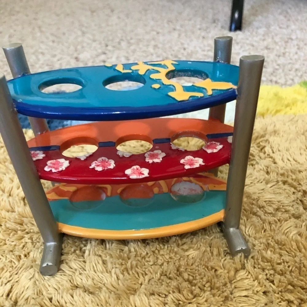 Beachy Surfing Bath Mat, Tissue Box and Toothbrush Holder